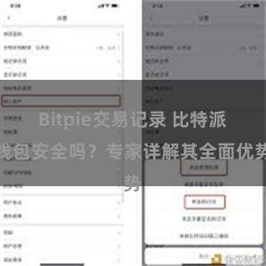 Bitpie交易记录 比特派钱包安全吗？专家详解其全面优势