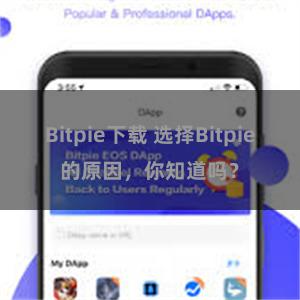 Bitpie下载 选择Bitpie的原因，你知道吗？