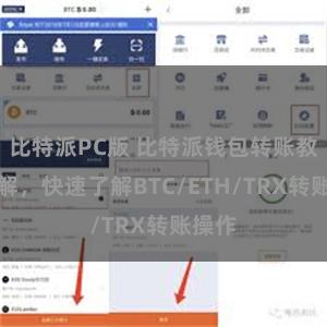 比特派PC版 比特派钱包转账教程详解，快速了解BTC/ETH/TRX转账操作