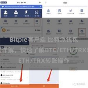 Bitpie客户端 比特派钱包转账教程详解，快速了解BTC/ETH/TRX转账操作