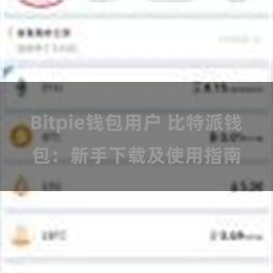 Bitpie钱包用户 比特派钱包：新手下载及使用指南