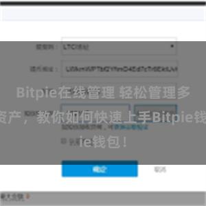 Bitpie在线管理 轻松管理多链资产，教你如何快速上手Bitpie钱包！