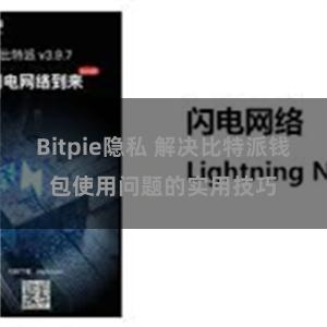 Bitpie隐私 解决比特派钱包使用问题的实用技巧