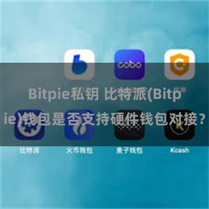 Bitpie私钥 比特派(Bitpie)钱包是否支持硬件钱包对接？