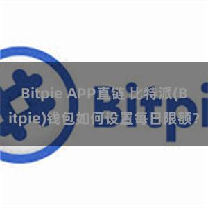 Bitpie APP直链 比特派(Bitpie)钱包如何设置每日限额？